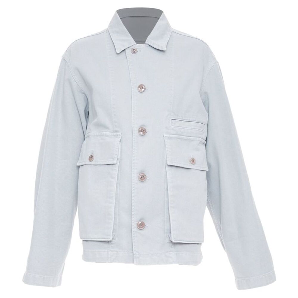 Lemaire 2025 Blue Cotton Denim Workwear Jacket